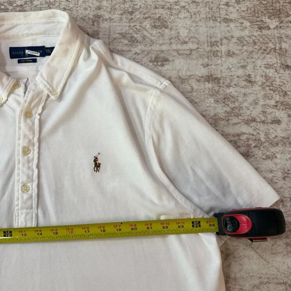 Ralph-lauren Men's White Polo-shirts